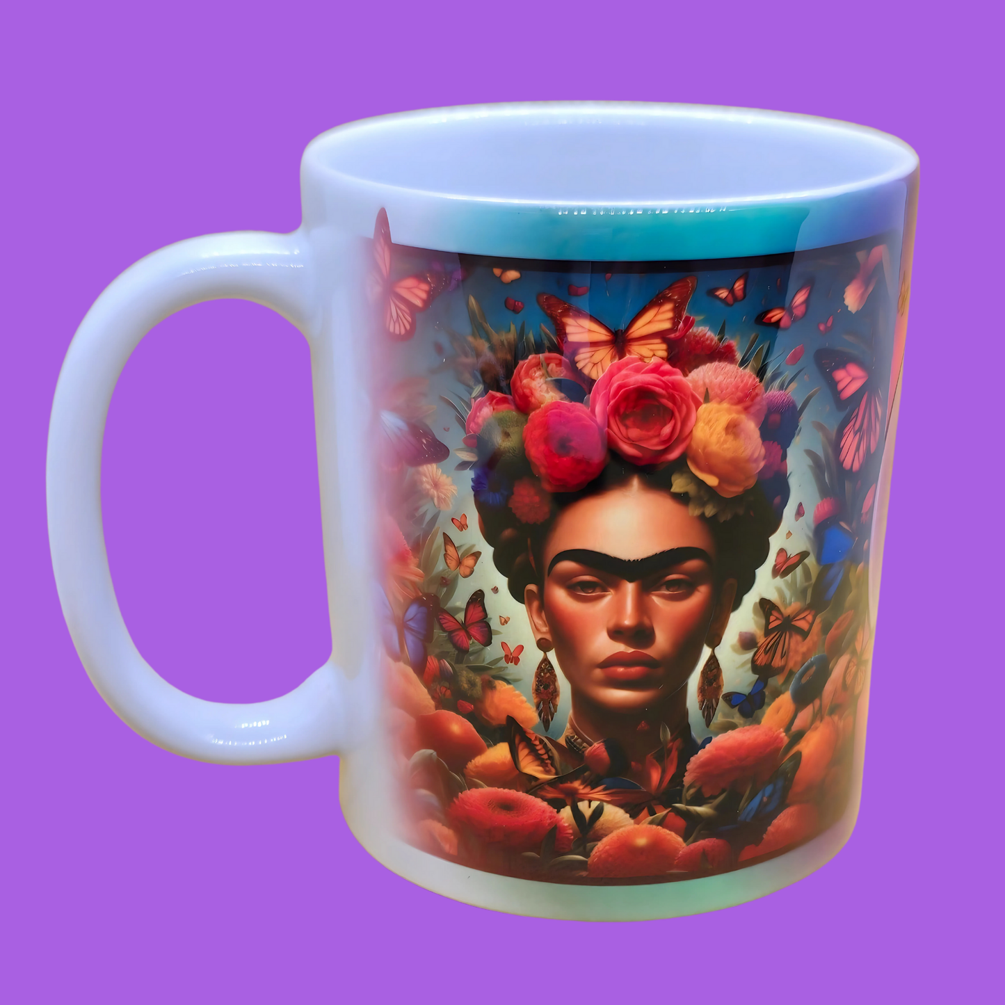 CANECA FRIDA KAHLO - "asas para voar"