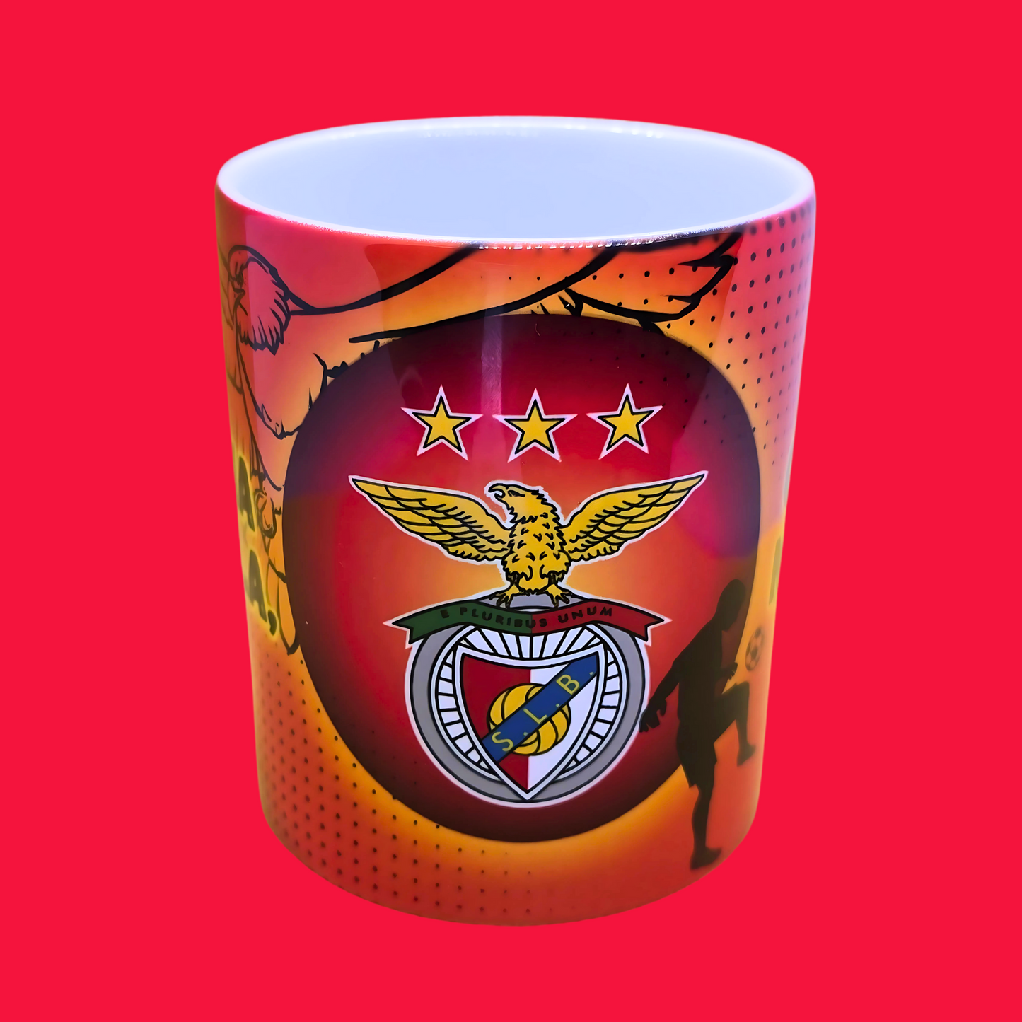 CANECA BENFICA - Águia na camisola...